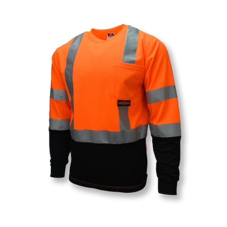 Radians Type R Class 3, Type R Class 3, Birdseye Mesh, Hi-Vis Orange / Black, L ST21B-3POS-L